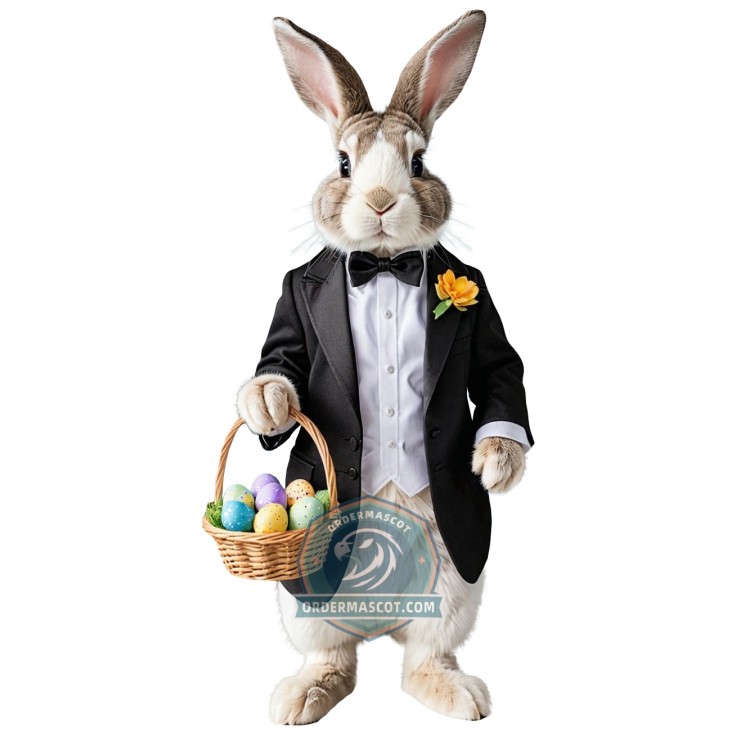 Gentleman Rabbit Mascot Costume
