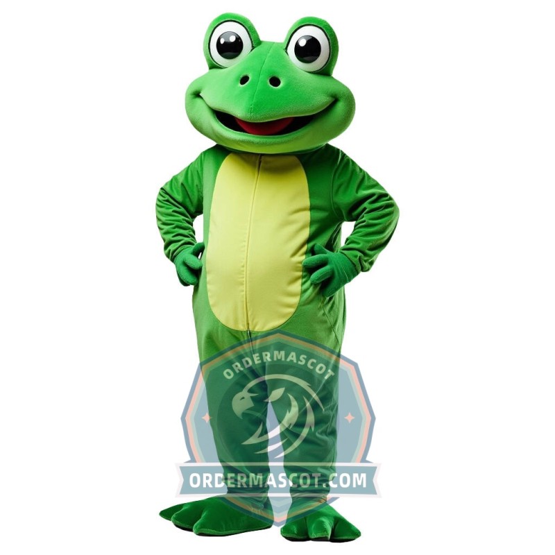 Deluxe Lightweight Frog Mascot Costume For Adult