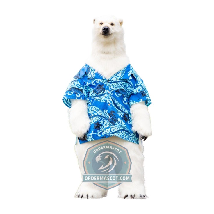 Polar Bear Mascot Costume For Adult