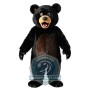 Realistic Black Bear Mascot Costume For Adult
