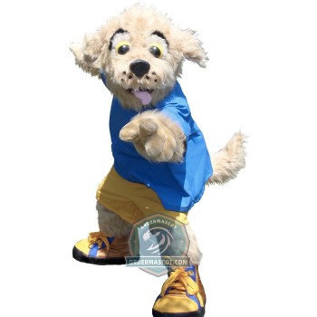 Realistic Goldie the Retriever Dog Mascot Costume