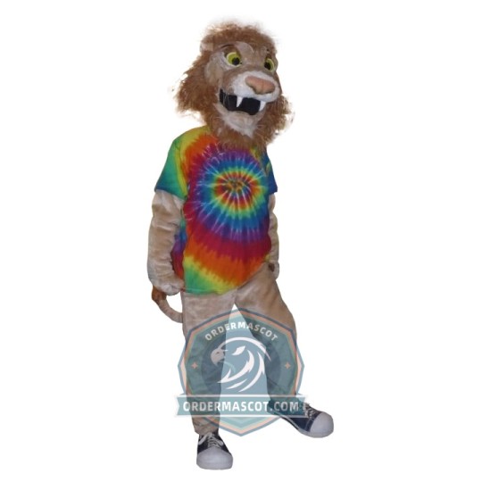 Deluxe Lightweight Lion Mascot Costume For Adult