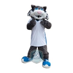 Friendly Wildcat Mascot Costume