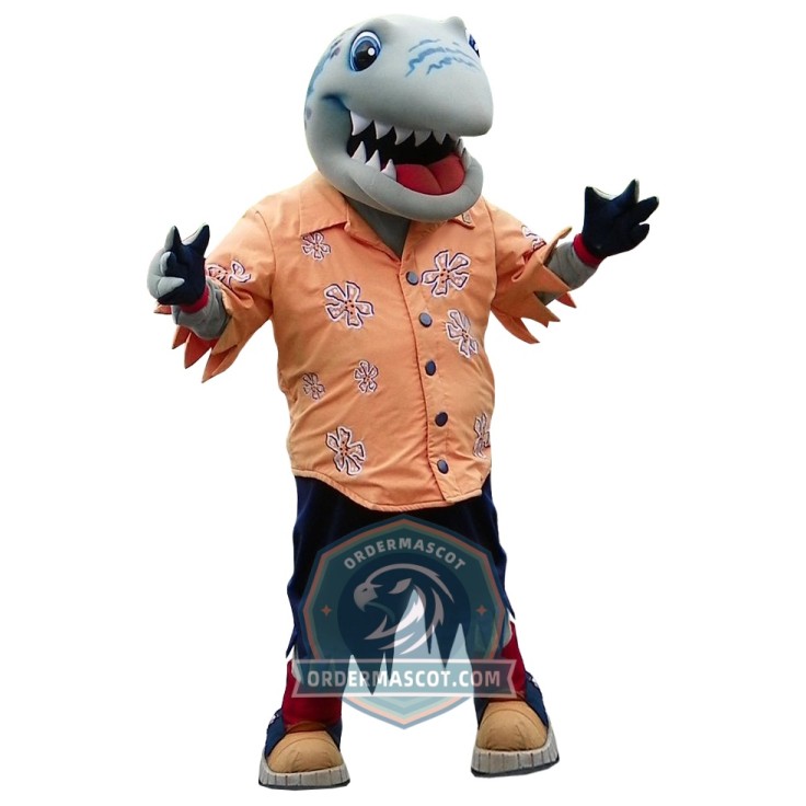 Realistic Sport Shark Mascot Costume