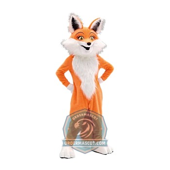 Happy Lightweigt Fox Mascot Costume