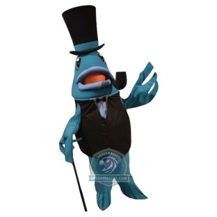 Boston Smoked Fish Mascot Costume