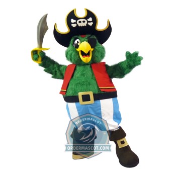Deluxe Pirate Parrot Mascot Costume
