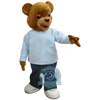 Deluxe Friendly Bear Mascot Costume