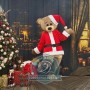 Christmas Teddy The Brown Bear Mascot Costume