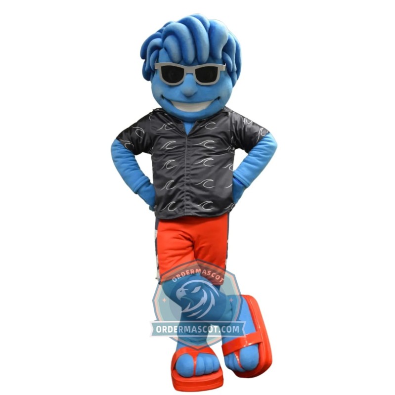 Mr Wave Mascot Costume