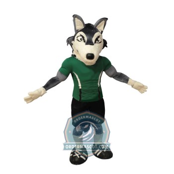 Deluxe Sport Wolf Mascot Costume