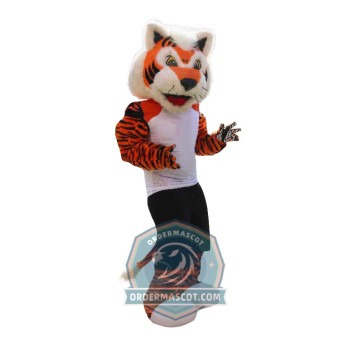 Deluxe Sport Tiger Mascot Costume