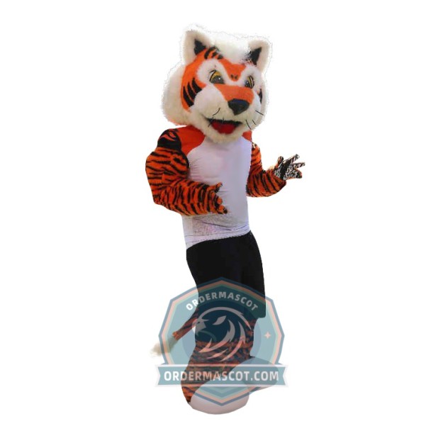 Deluxe Sport Tiger Mascot Costume