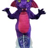 Purple Dragon Mascot Costume
