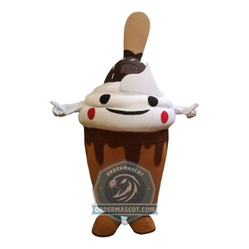 Deluxe Ice Cream Mascot Costume