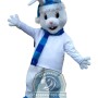 Happy White Rabbit Mascot Costume