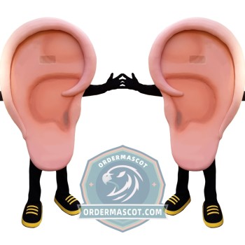 Ear Mascot Costume