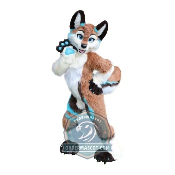 Friendly Dog Fox Wolf Mascot Costume