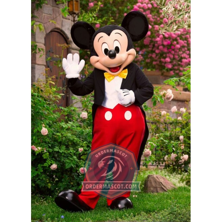 Deluxe Mickey Mascot Costume For Adult