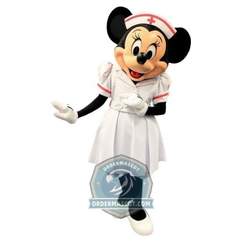 Nurse Dress Minnie Mascot Costume