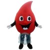 Red Blood Drop Mascot Costume