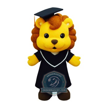 Learned Lion Mascot Costume