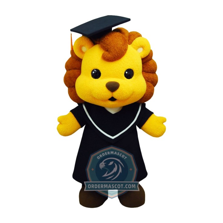 Learned Lion Mascot Costume