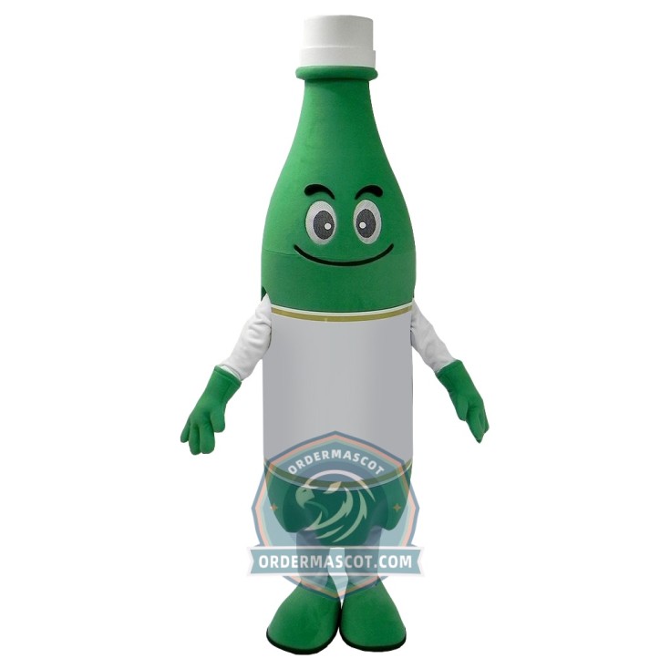 Green Bottle Mascot Costume