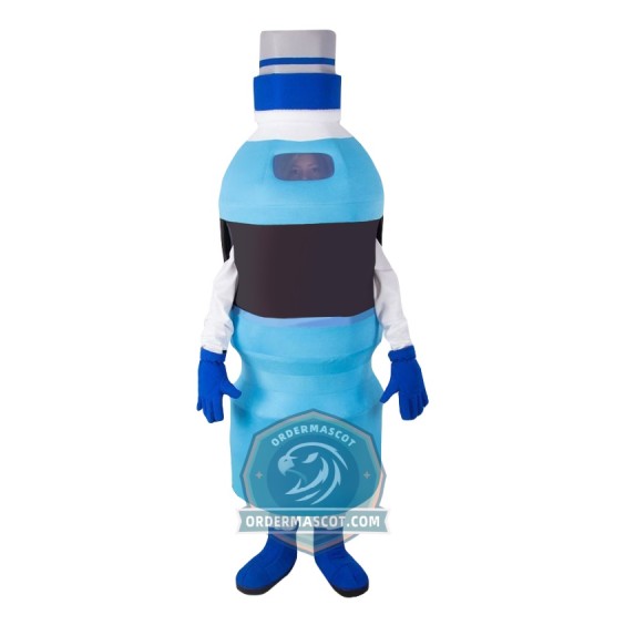Blue Bottle Mascot Costume