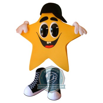 Happy Five Star Mascot Costume