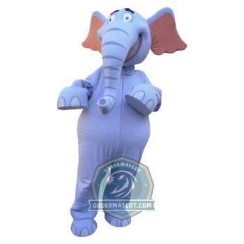Friendly Lightweight Elephant Mascot Costume