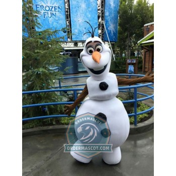 Deluxe Lightweight Snowman Olaf Mascot Costume