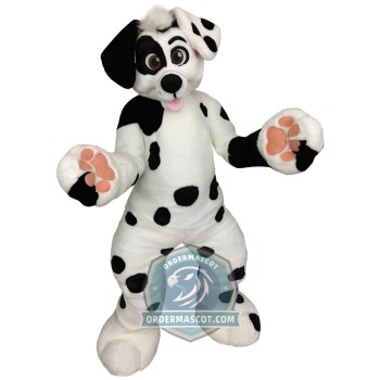 Cute Dalmatian Dog Mascot Costume