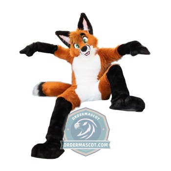 Deluxe Adult Fox Mascot Costume