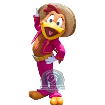 Panchito Pistoles Rooster Mascot Costume