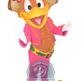 Realistic Panchito Pistoles Rooster Mascot Costume