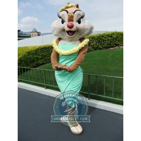 Clarice Chipmunk Mascot Costume