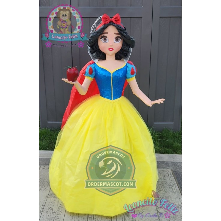 Realistic Snow White Princess Mascot Costume