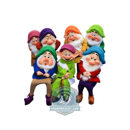 All The Seven Dwarfs Mascot Costume
