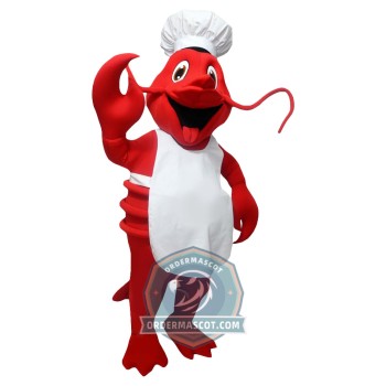 Chef Lobster Mascot Costume