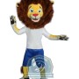 Realistic Sport Lion Mascot Costume For Adult