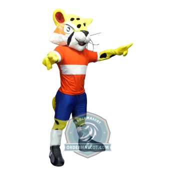 Realistic Cheetah Mascot Costume