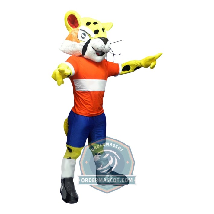 Realistic Cheetah Mascot Costume