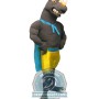 Power Muscular Rhino Mascot Costume