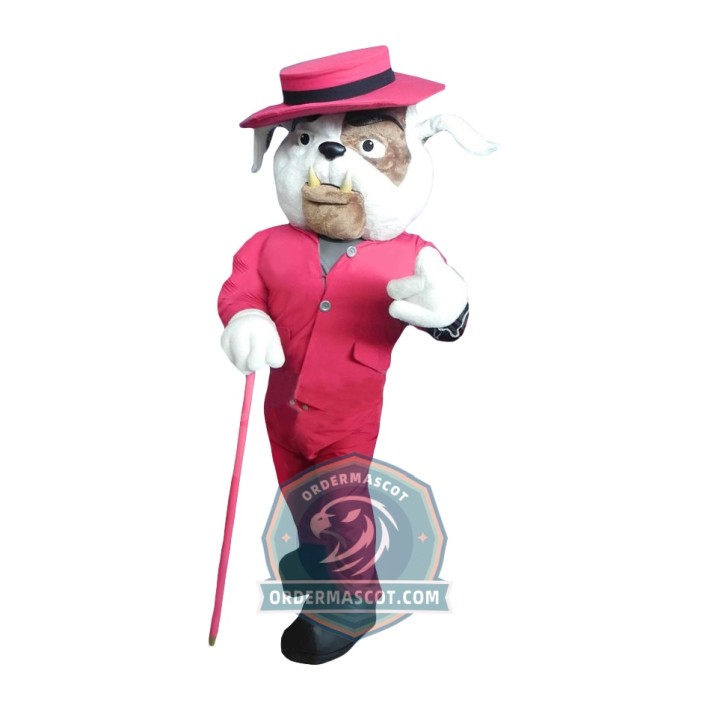 Gentleman Bulldog Mascot Costume