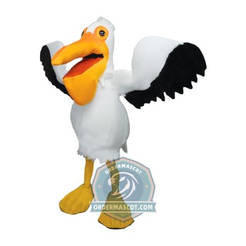 Realistic Pelican Mascot Costume