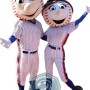 Mr. Met & Mrs. Met Mascot Costume