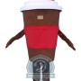 Adult Coffee Cup Mascot Costume