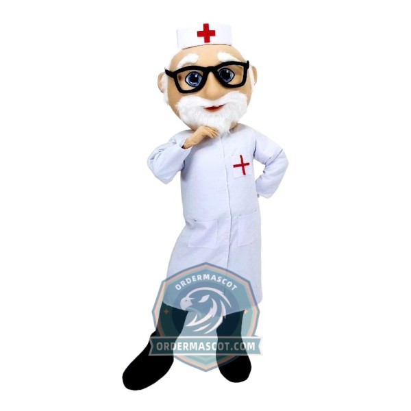 Kind Doctor Mascot Costume