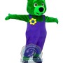 Green Bear Mascot Costume